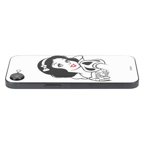 Disney Snow White Black and White Art iPhone 16e Skin